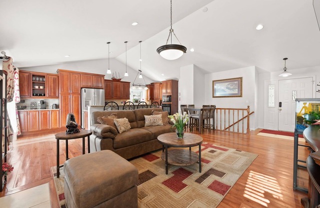 Aurora Escape With Room to Relax · Yard, Gym + Basement Lounge