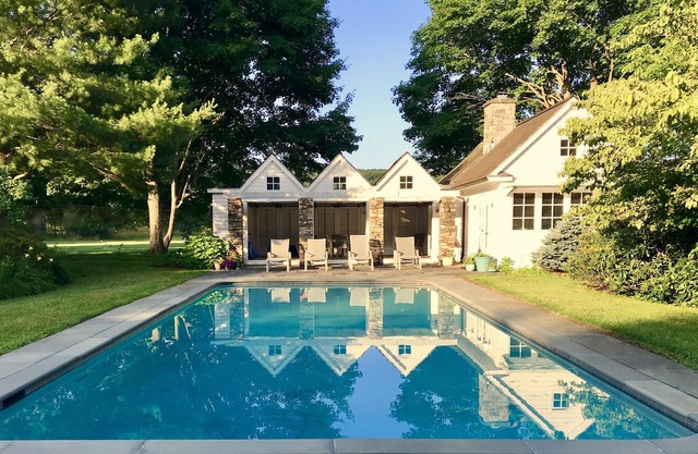Award Winning Private Pool House on Spectacular Historic and Rare 24-Acre Estate