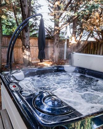 Backyard hot tub for your family