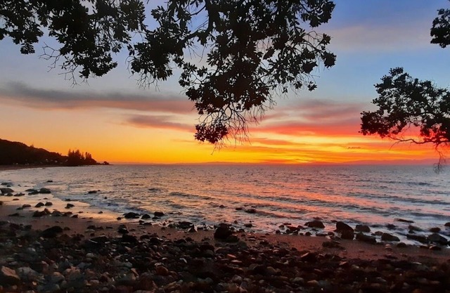Baikal Bach on the Thames Coast Road - sunsets, beach walks, sea views.
