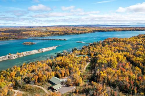 Barbeau Studio with St Marys River Views!