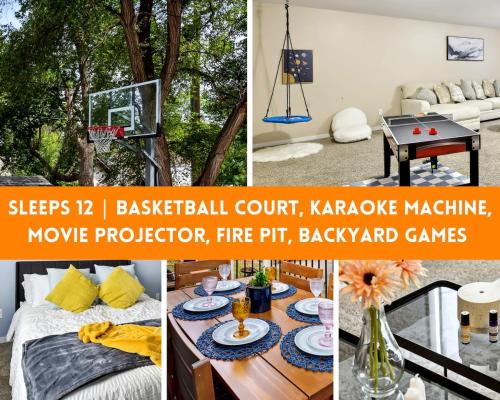 Basketball Court, Pickleball, Karaoke, 6 Beds