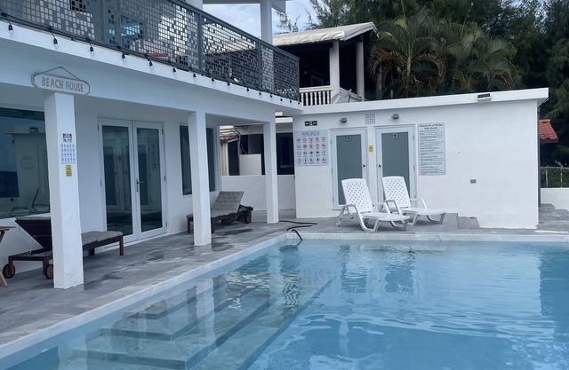 Beach Front House with Pool A Great Place to have Vacation on a Tropical Island