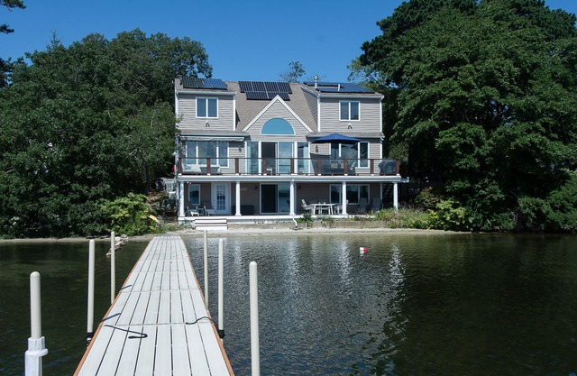 Beach front house with incredible water views from every room!