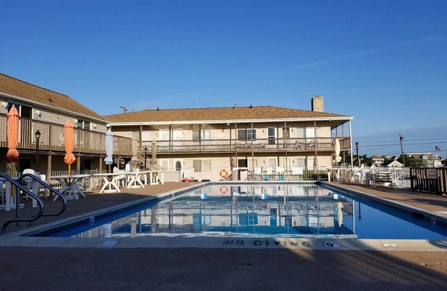 Beach Haven LBI Ocean Front Condo Inground Pool, Steps to the Atlantic Ocean