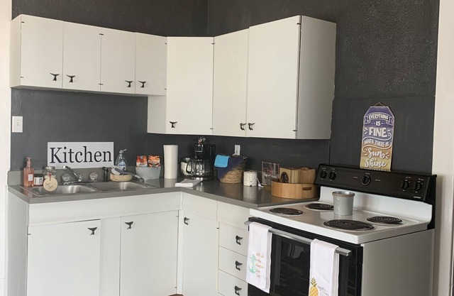 Beach-themed rental with many activities within walking distance.