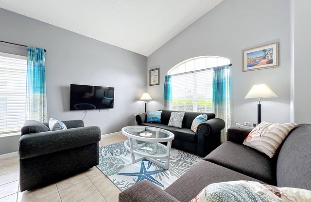 Beach Themed Vacation Pool/Spa Home/Close To Disney