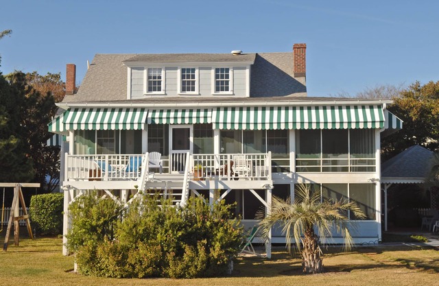 Beachfront home with grill and private dune path - short-term rental