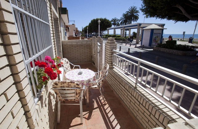 Beachfront holiday apartment