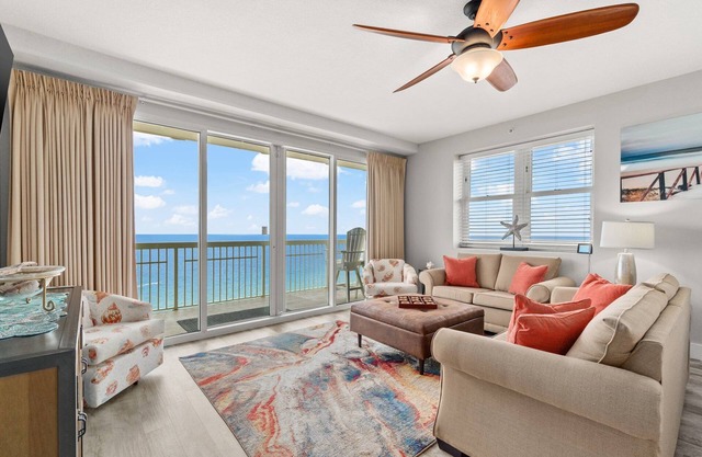 Beautiful Beachfront Private 49' Wrap-Around Balcony