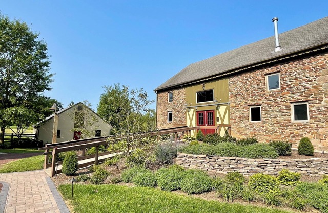 Beautiful Converted Barn with 9 Beds and Baths on 10 Acre Farm in Bucks County