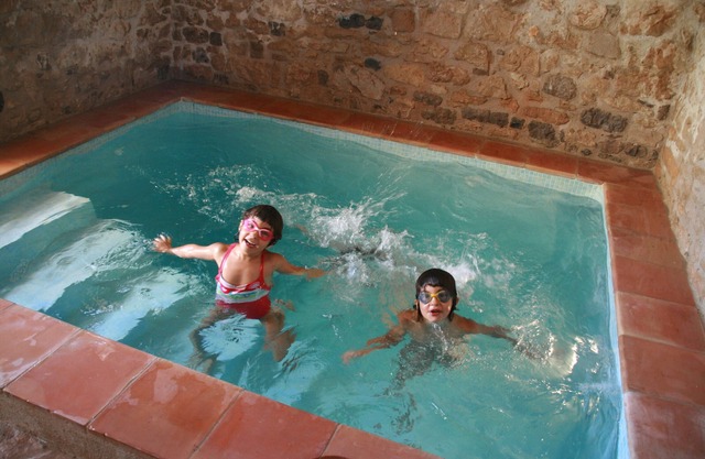 beautiful farmhouse with summer pool in stonehouse of the 18th century with pool