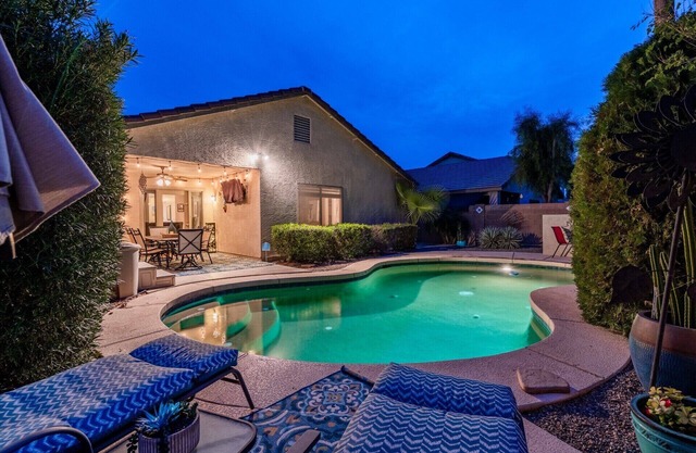 Beautiful Home with No Fee Heated Pool- Hot Tub! Great Location!