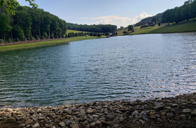 Beautiful lake view property nestled in the pines 79 miles north of Pittsburgh.