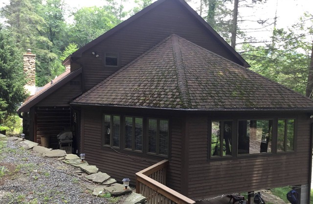 Beautiful Log Home on the Loyalsock Creek ”2018 Pa river of the year”