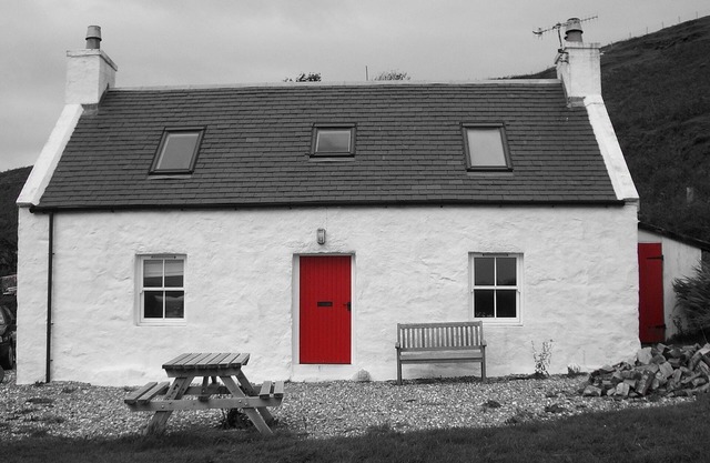 Beautiful Old Croft House with great sea views