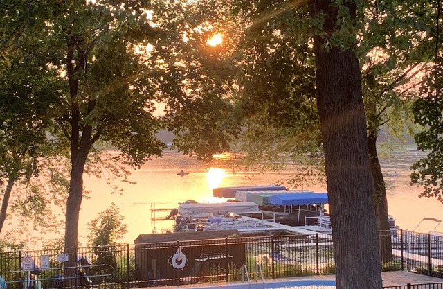 Beautiful sunsets. Maple hills condo owners