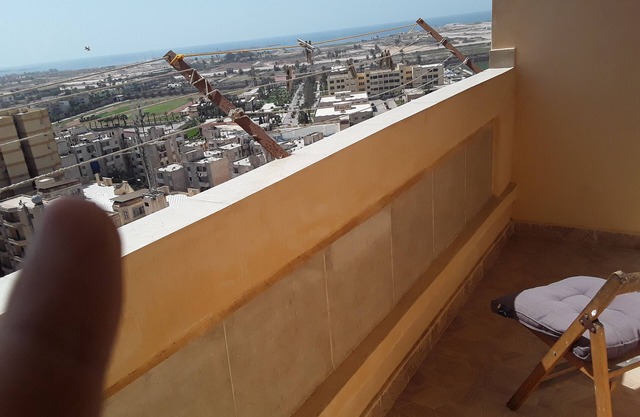 Bed room in apartement with sea view close to the Nilson island and beach zone