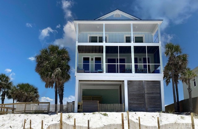 Best pool in the neighborhood! 4 bdrm/4.5 bath gulf front with huge pool.