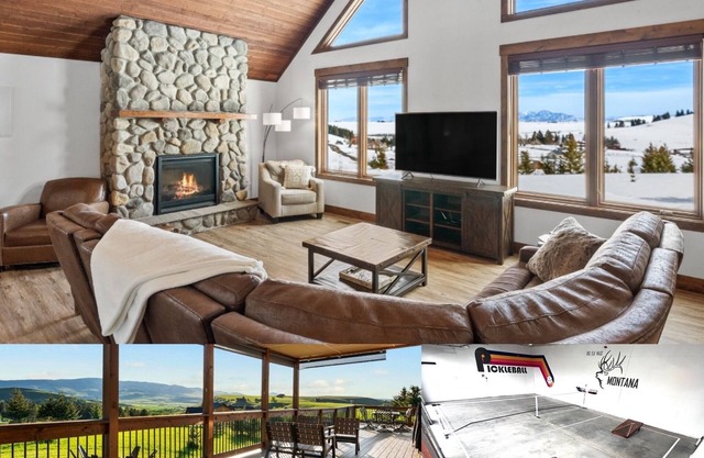 Big Elk Haus - 5Ksqft Home, Hot Tub, AC, Sleeps 14, 360 Views, PickleBall