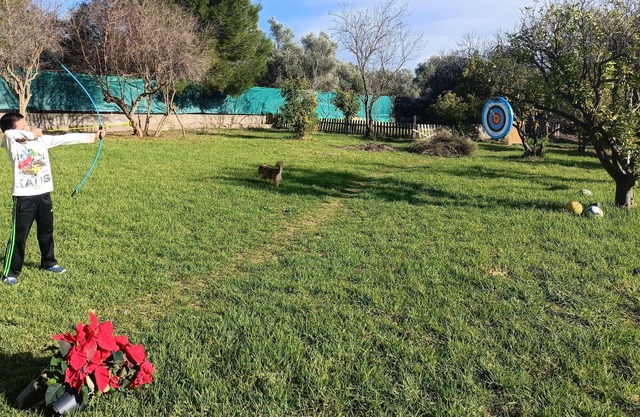 Big lawn villa in City of music, near equestrian center,outdoor fun,orchard