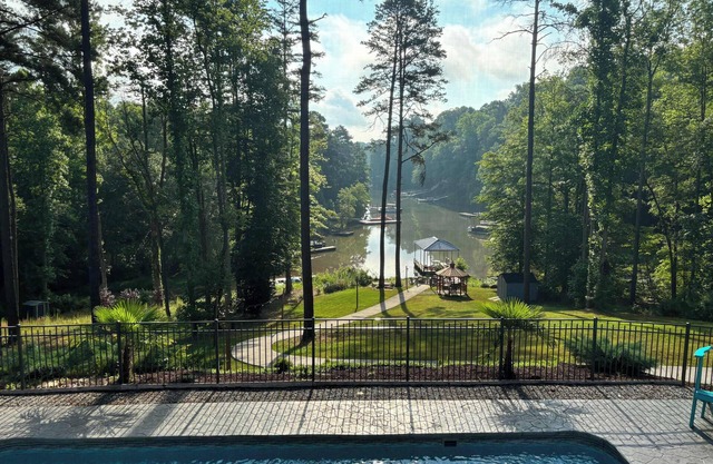 Blue Bayou: Luxury Lake Norman Retreat - Private Pool, Hot Tub, Deep Water Dock