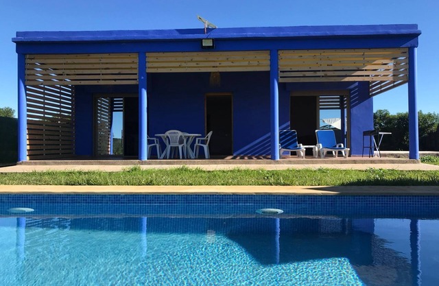 Blue house