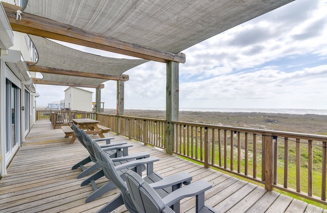 Boardwalk to Beach: Ocean-View Surfside Home!