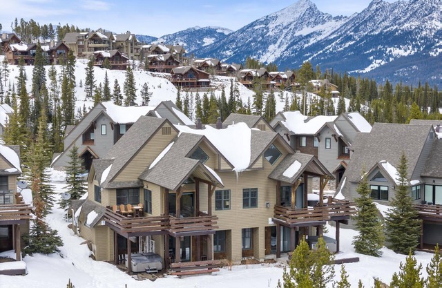 Book a Holiday Stay Today! Ski-in, Ski-out Townhome with Hot Tub and Fireplace!