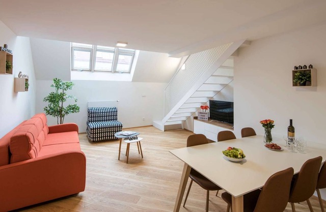 Brand new reconstructed building at walking distance from Prague center