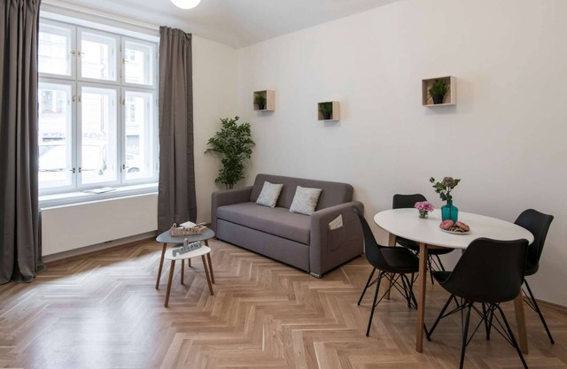 Brand new reconstructed building at walking distance from Prague center