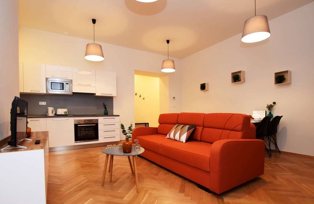 Brand new reconstructed building at walking distance from Prague center