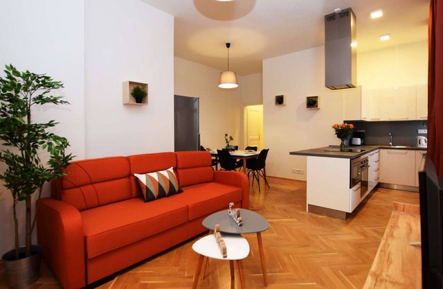 Brand new reconstructed building at walking distance from Prague center