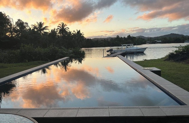 Brand new Spacious 6-bedroom waterfront villa in awesome Pacific Harbour