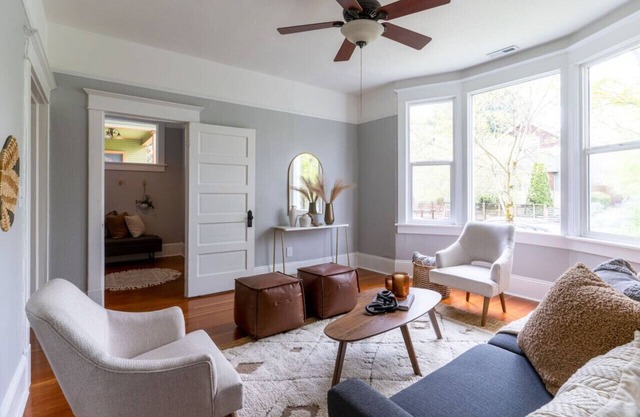 Bright & Cozy Home | Walkable, Private Yard + WiFi