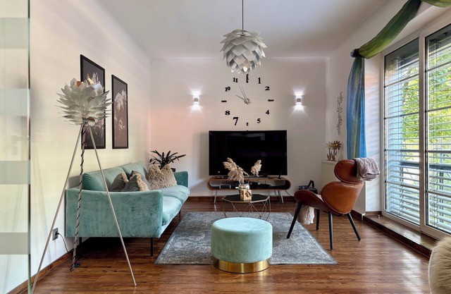 Bright design apartment at the foot of the Hutberg