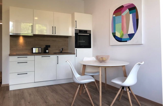 bright furnished 1 room apartment with elevator