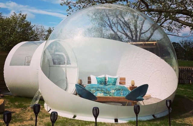Bubble Tent Berlin: Sleeping under the stars