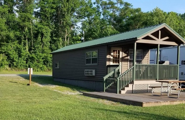 Cabin 9 - The beautifully decorated interior of this cabin is perfect for any outdoor lover.