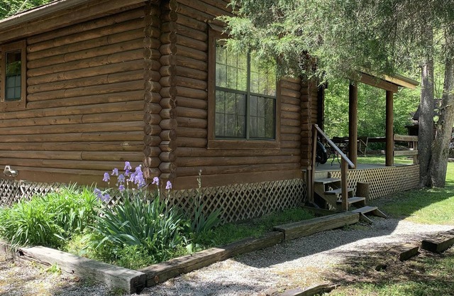 Cabin close to Natural Bridge State Park with Jhot tub and internet