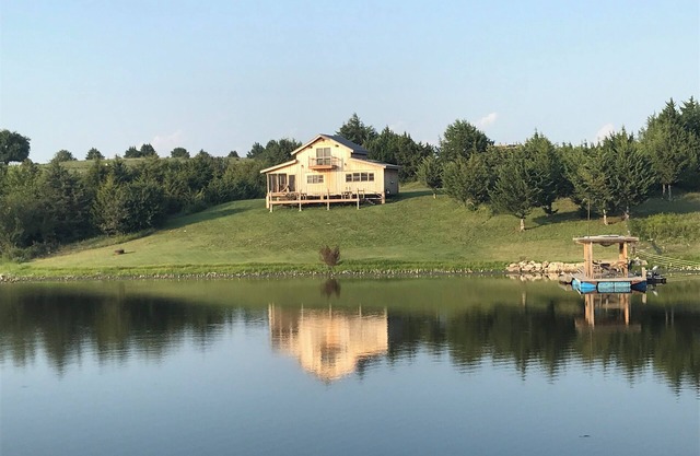 Cabin on Private 4-Acre Pond, King Bed
