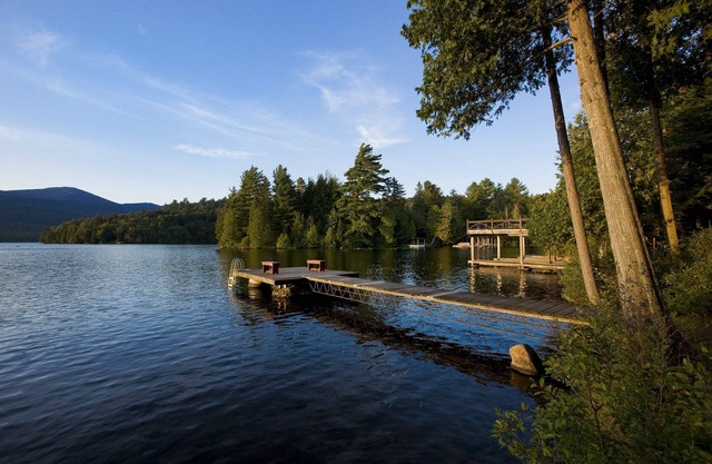 Camp SunnyCove - A Large Adirondack Camp Directly On Lake Placid Lake