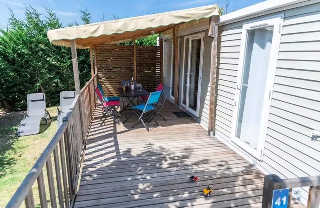 Camping Flower Provence Vallée* - Mobile home Premium 3 rooms 4 people Air-conditioned