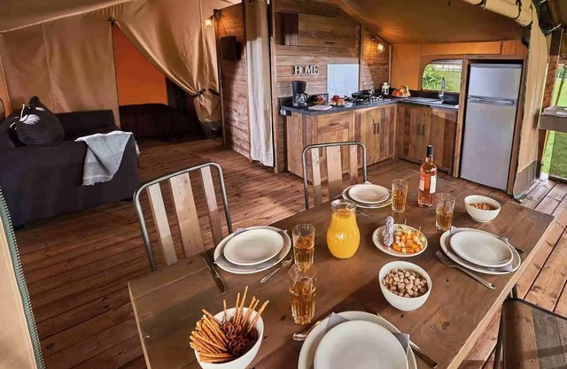 Camping LA FOUGERAIE * - Grand Comfort Lodge 7 people