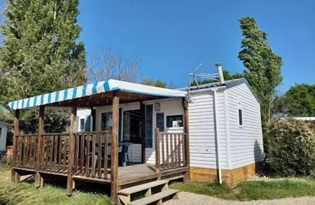 Camping Les P'tites Maisons dans la Prairie * - Mobil home Welcome - 4 pers. - 2CH 4 persons