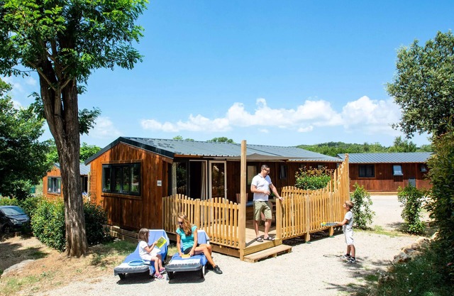 Camping Montana Parc - Gassin Gulf of St Tropez * - Ecolodge 4 Rooms 7 People Air Conditioned + TV