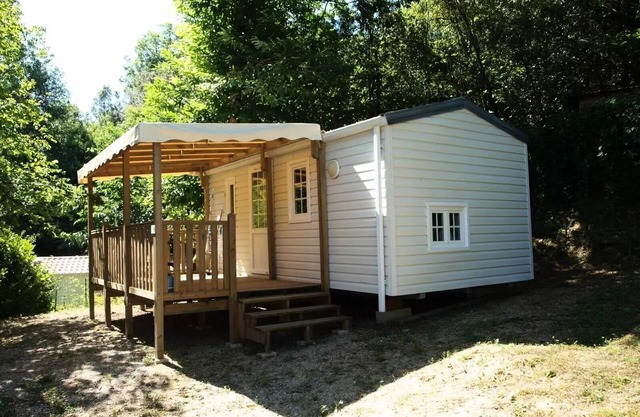 Campsite La Berge Fleurie * - Mobile home 1 bedroom 2 PEOPLE (double bed) CLIMATEIZATION/TV 2 persons