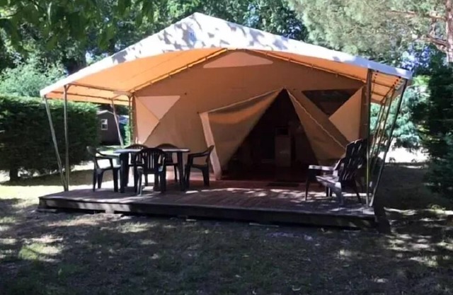 Campsite La Chesnays * - Lodge Canada 3 rooms 5 persons without bathrooms