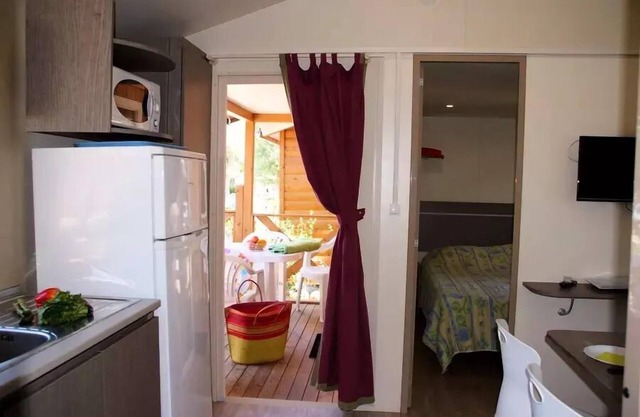 Campsite Tikayan Les Palmiers* - Georgia Confort mobile home 3 rooms 4 people Air-conditioned