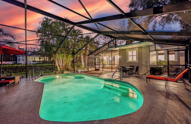 Canal Front Home in Sarasota with Private Heated Pool & Outdoor Patio!